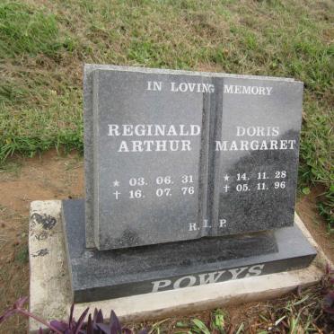 POWYS Reginald Arthur 1931-1976 &amp; Doris Margaret 1928-1996