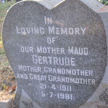 POPE Maud Gertrude 1911-1981