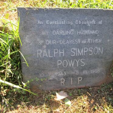 POWYS Ralph Simpson 1943-1988