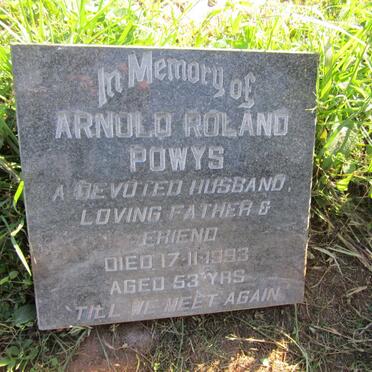 POWYS Arnold Roland -1993