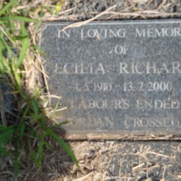 RICHARDS Cecilia 1910-2000