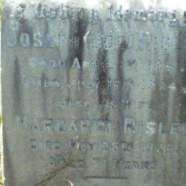 RISLEY Joseph 1861-1934 &amp; Margaret -1926