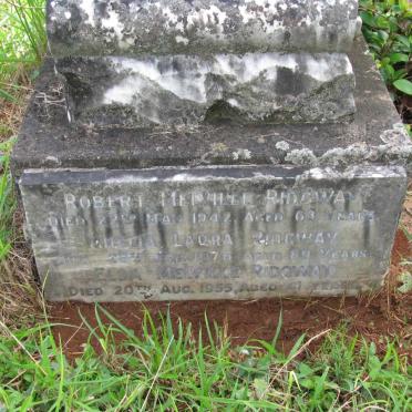 RIDGWAY Robert Melville -1942 &amp; Amelia Laura -1976 :: RIDGWAY Elsa Melville -1955