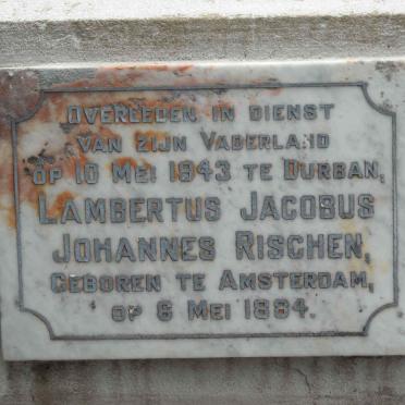 RISCHEN Lambertus Jacobus Johannes 1884-1943