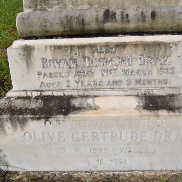 RICHARDS Martha Ann Gertrude -1942 :: DRAY Bryan Desmond -1932