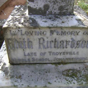 RICHARDSON Edith -1922