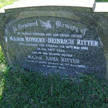 RITTER Robert Heinrich -1951 &amp; Anna -1959