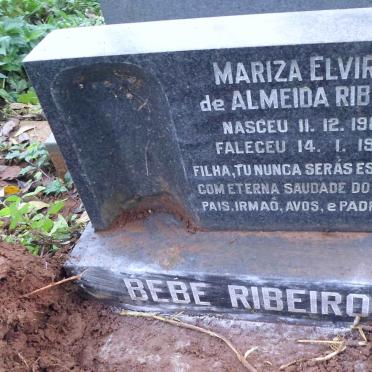 RIBEIRO Mariza Elvira, Bebe nee de ALMEIDA RIBEIRO 1983-1984