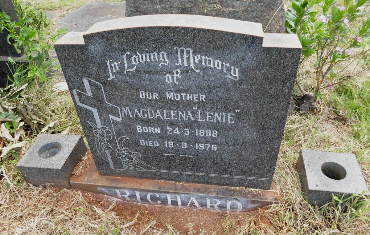 RICHARD Magdalena 1898-1975