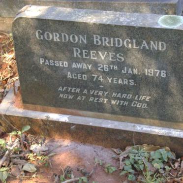 REEVES Gordon Bridgland -1976