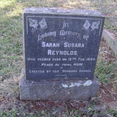 REYNOLDS Sarah Susara -1944