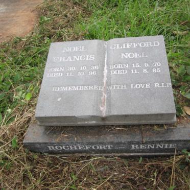 RENNIE Noel Francis, ROCHEFORT 1936-1996 :: ROCHEFORT-RENNIE Clifford Noel 1970-1985