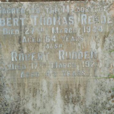 REEDER Robert Thomas -1944 :: RUDDEN Robert -1927