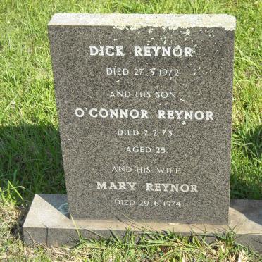 REYNOR Dick -1972 &amp; Mary -1974 :: REYNOR O'Connor -1973