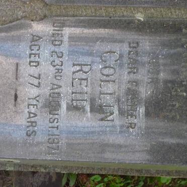 REID Collin -1971 &amp; Vera Matilda -1970  