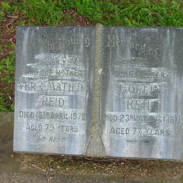 REID Collin -1971 &amp; Vera Matilda -1970