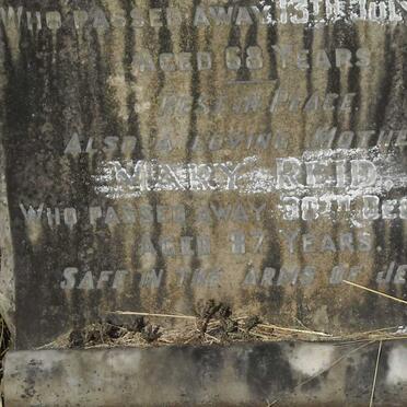 REID John -1938 &amp; Mary -1960