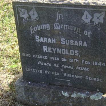 REYNOLDS Sarah Susara -1944