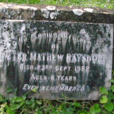 RAYSDORF Peter Mathew -1962