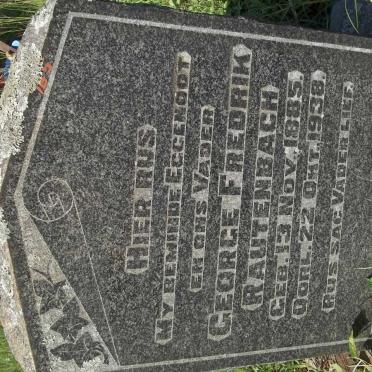 RAUTENBACH George Fredrik 1885-1938