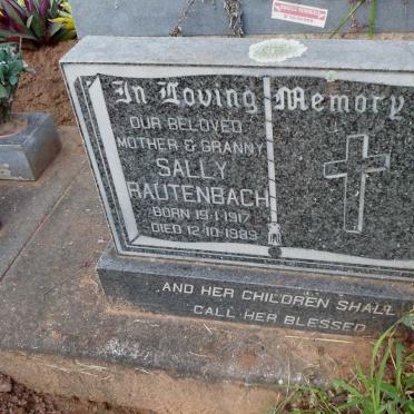 RAUTENBACH Sally 1917-1989