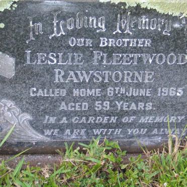 RAWSTORNE Leslie Fleetwood -1965
