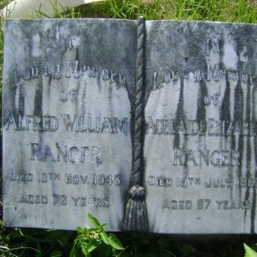 RANGER Alfred William -1946 &amp; Adelaide Elizabeth -1967
