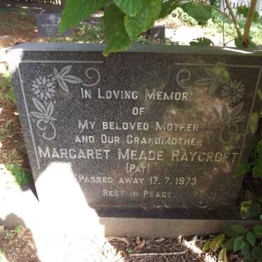 RAYCROFT Margaret Meade -1973