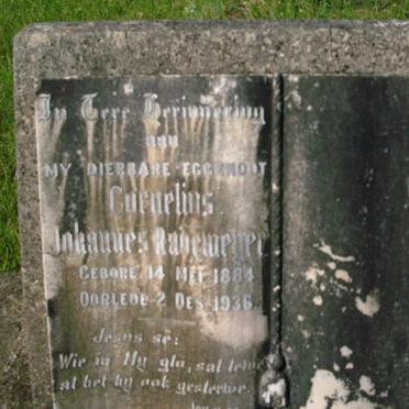 RADEMEYER Cornelius Johannes 1884-1936