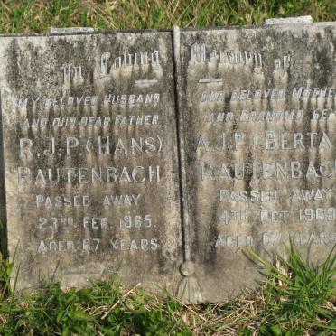 RAUTENBACH R.J.P. -1965 &amp; A.J.P. -1969