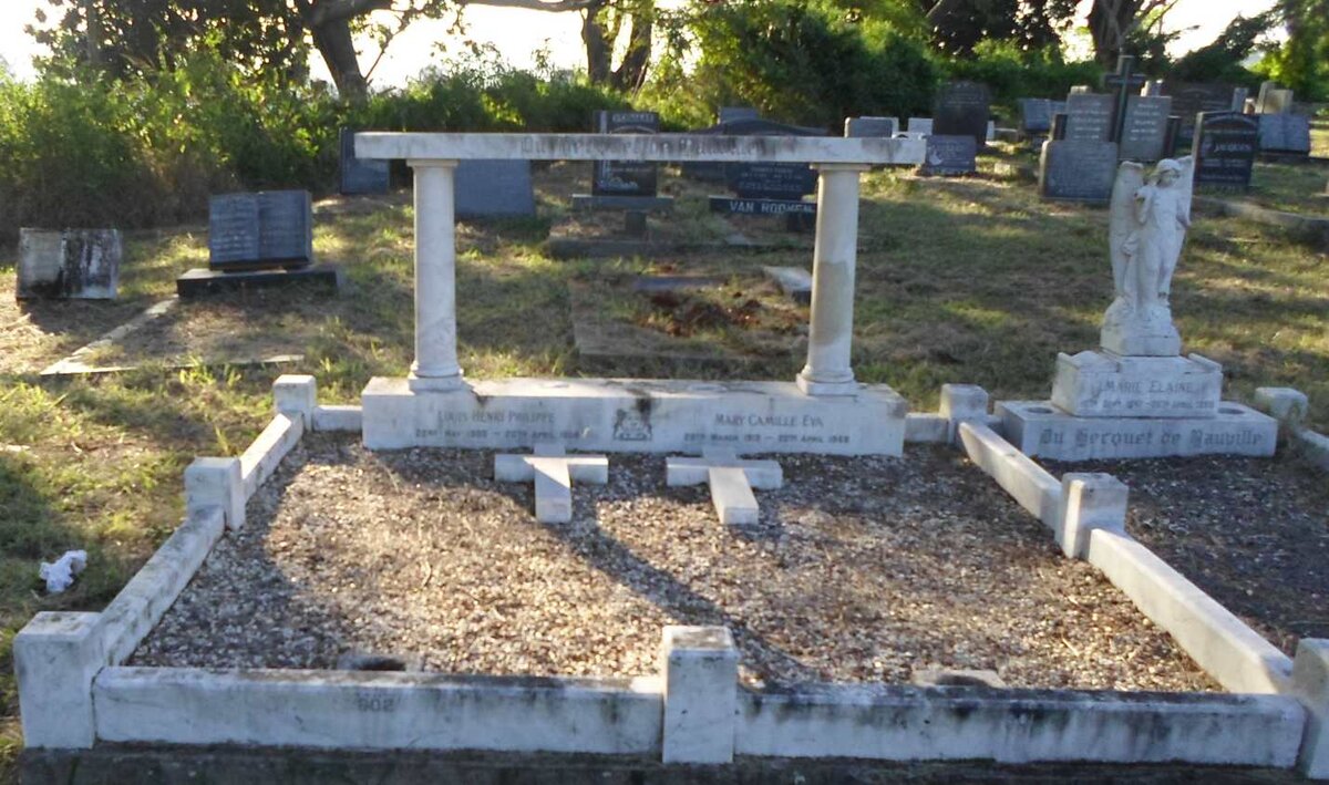 RAUVILLE Louis Henri Philippe, de DU HECQUET 1909-1968 &amp; Mary Camille Eva 1919-1968