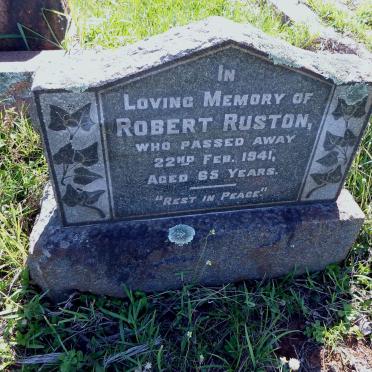 RUSTON Robert -1941