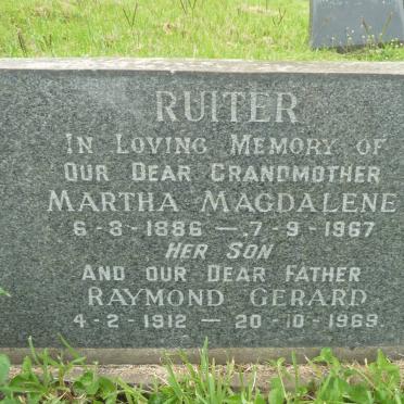 RUITER Martha Magdalene 1986-1967 :: RUITER Raymond Gerard 1912-1969