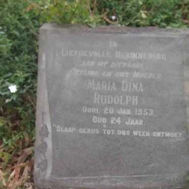 RUDOLPH Maria Dina -1953