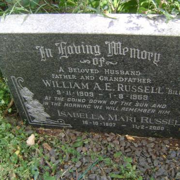 RUSSELL William A.E. 1909-1969 &amp; Isabella Mari 1907-2000 :: RUSSELL William Houghton 1933-2008