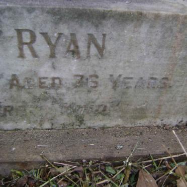 RYAN Alfred William -1962 &amp; Mary Ann -1959