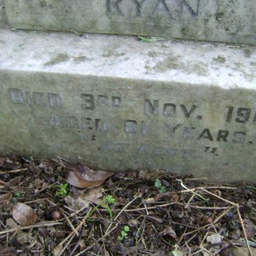 RYAN Alfred William -1962 &amp; Mary Ann -1959