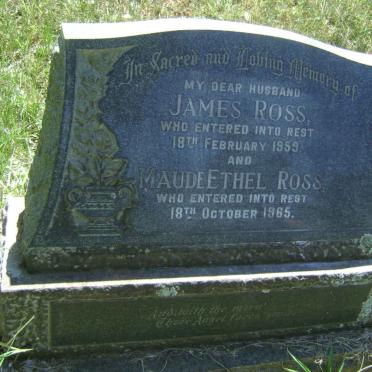 ROSS James -1959 &amp; Maude Ethel -1965