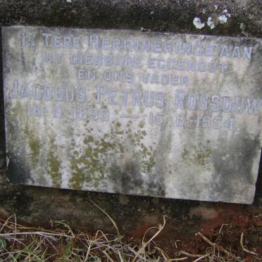 ROSSOUW Jacobus Petrus 1890-1954