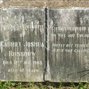 ROSSOUW Gabriel Joshua -1965