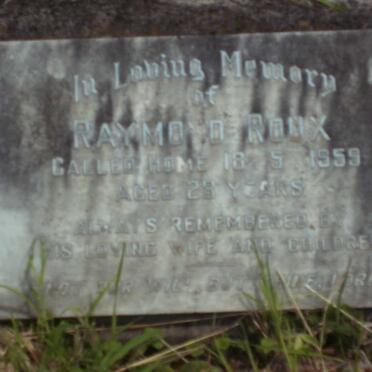 ROUX Raymond D. -1959