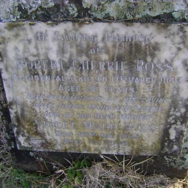 ROSS Robert Cherrie -1943 &amp; Violet Maud -1965