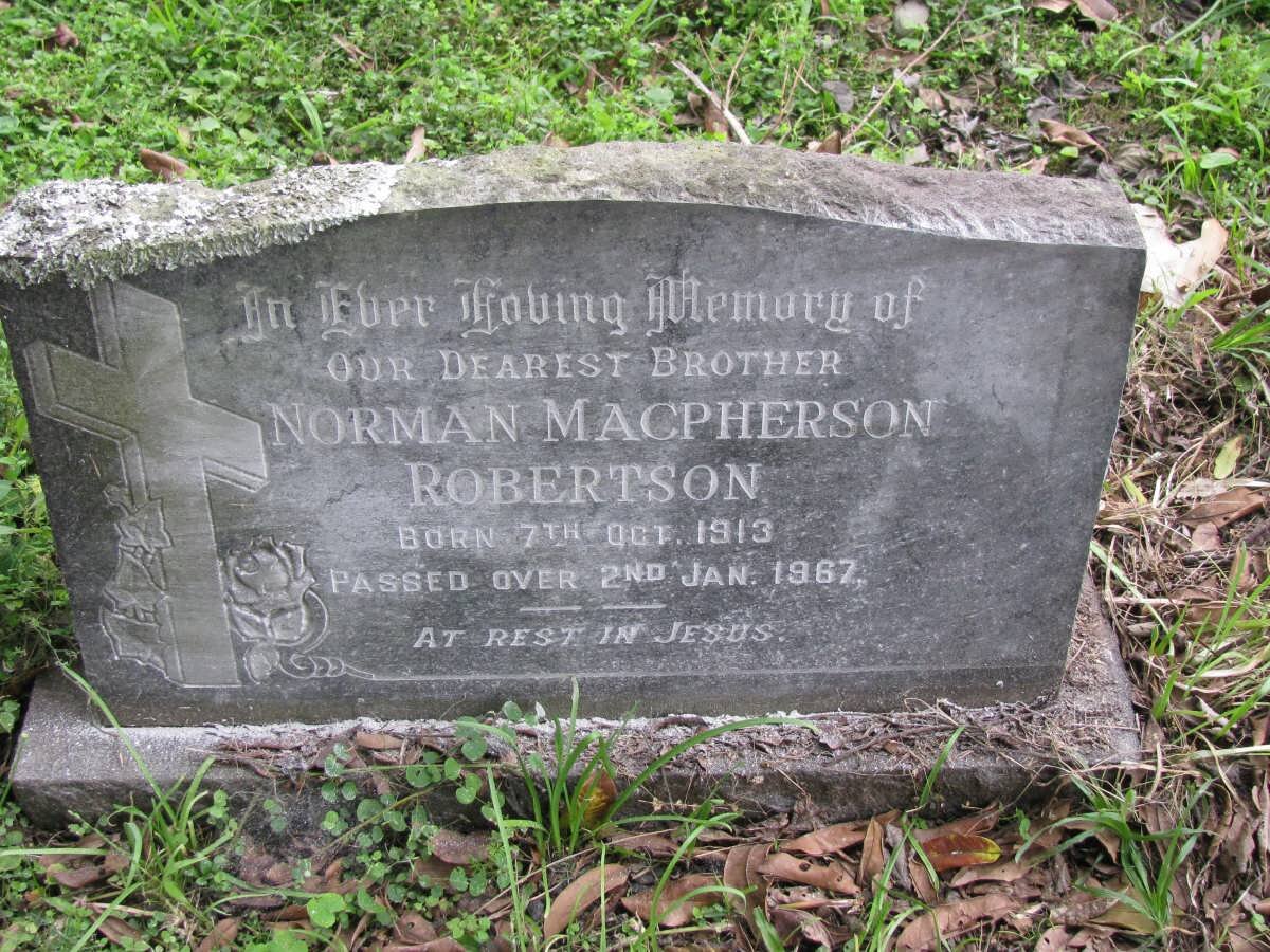 ROBERTSON Norman Macpherson 1913-1967