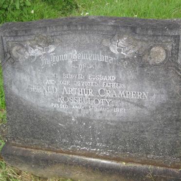 ROSSELLOTY Gerald Arthur Crampern  -1961