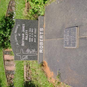 ROBERTS Bertram James Hulett 1908-1963 &amp; Flo 1910-1996 