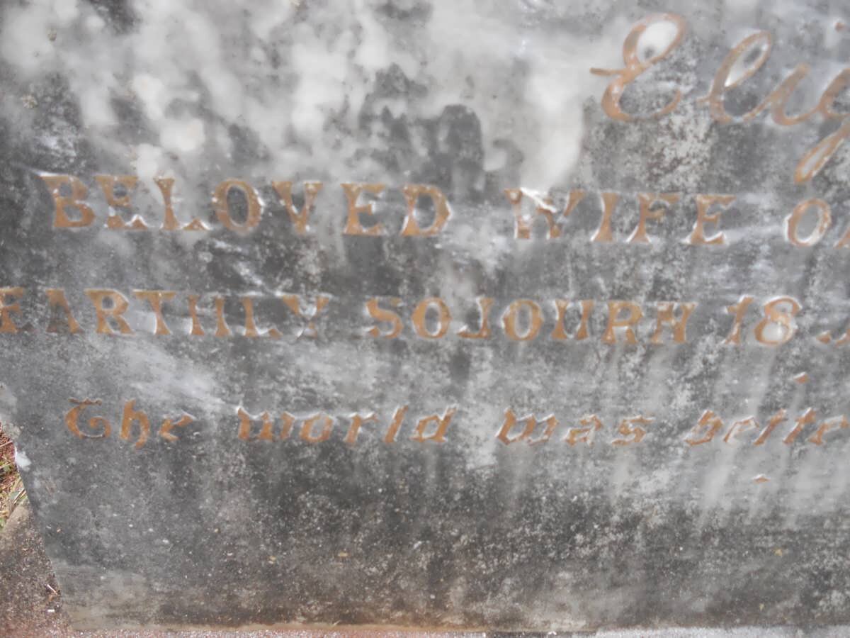 ROBERTSON Elizabeth 1872-1925