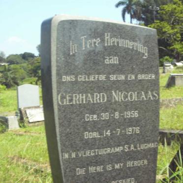 ROOYEN Gerhard Nicolaas , van 1956-1976 