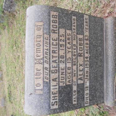 ROBB Alex -1934 :: ROBB Sheila Beatrice -1925