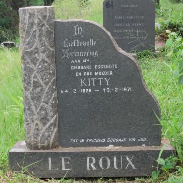 ROUX Catharina Hendrika, le 1928-1971