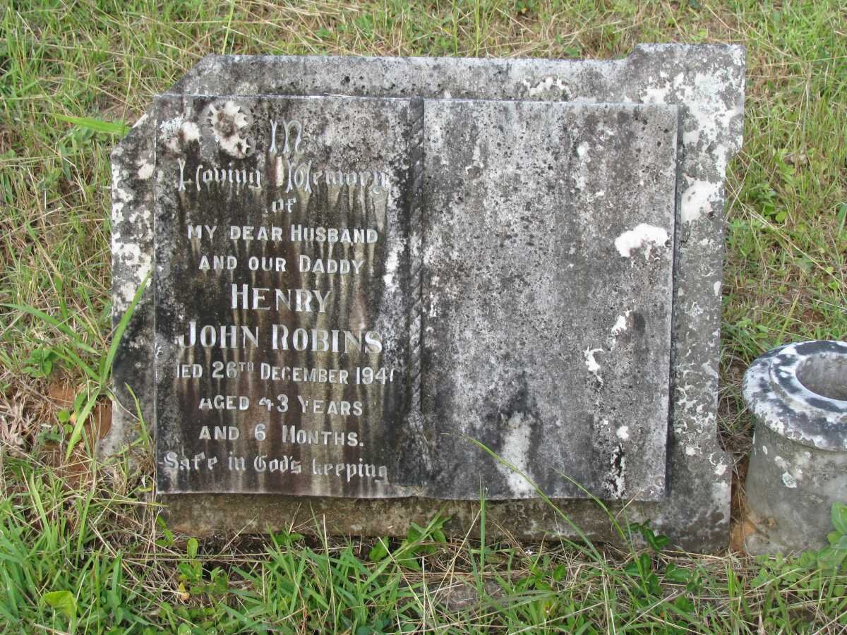 ROBINS Henry John -1941